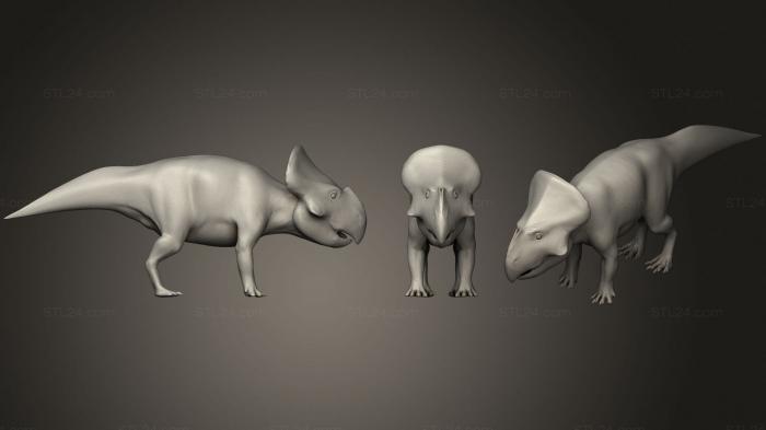 Animal figurines (Bix, STKJ_1940) 3D models for cnc